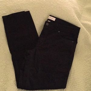 Women’s Calvin Klein brushed corduroy legging, black, size 12, like new